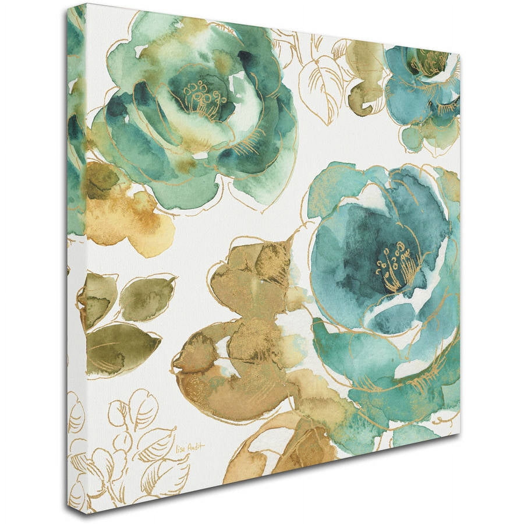 Trademark Fine Art "My Greenhouse Roses III" Canvas Art by Lisa Audit