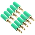 thumbnail image 2 of 10Pcs Banana Plug 2.5mm Gold Plated Brass Solder Type Male Connector Accessory Set KitGreen, 2 of 14