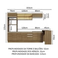 thumbnail image 3 of Cocina Integral Completa Modular Madesa Glamy 315cm MM 01, 3 of 5