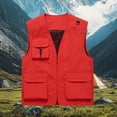 thumbnail image 2 of Riecok Vest for Men Winter Sleeveless Jackets Zip up Coats with Multiple Pockets Casual Athletic Outerwear, 2 of 4