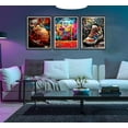 thumbnail image 2 of 3pcs Basketball Graffiti Canvas Wall Art Retro Abstract Graffiti Teen Wall Decor Pictures Basketball Court Sneakers Posters Prints Paintings for Teen Boys Living Room Bedroom（Only canvas）, 2 of 6