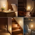 thumbnail image 4 of YUNOVA 2 Pack Dusk to Dawn Night Light Plug in Wall, Auto On/Off 0.5W LED Nightlight with Warm White Light, Safe Night Lights for Bedroom Bathroom Hallway Kitchen Nursery, 4 of 7