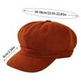 thumbnail image 3 of Newsboy Hats for Women, Vintage Cap Beret Style Soft & Warm Spring & Fall Fashion Accessories,Color:Beige,Size:One Size, 3 of 3