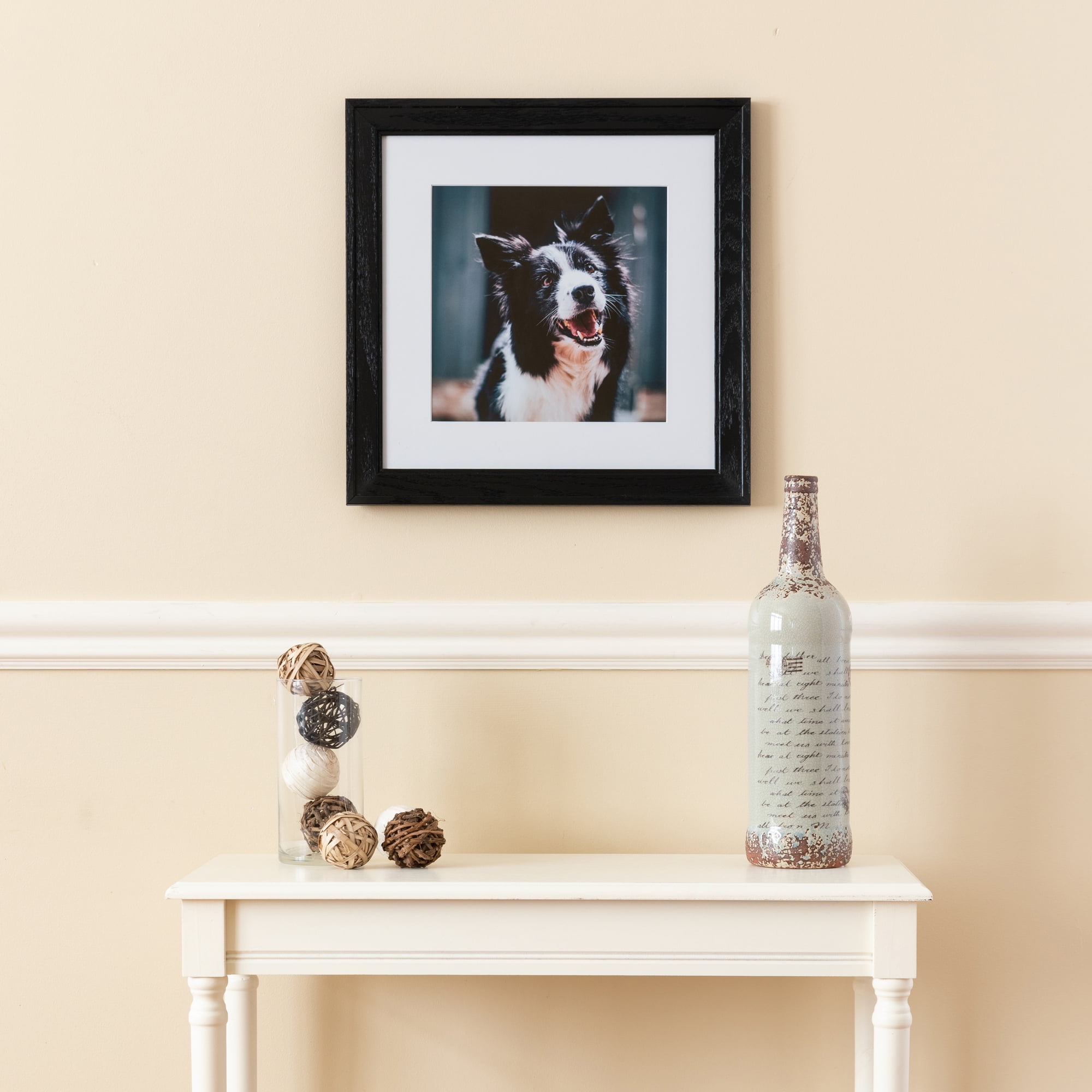 ArtToFrames 18x24 Inch Black Picture Frame, This Black Wood Poster Frame is Great for Your Art or Photos, Comes with 060 Plexi Glass (4103)