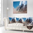 thumbnail image 2 of Designart Trekking to Plaza Francia Panorama - Landscape Printed Throw Pillow - 16x16, 2 of 4