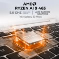 thumbnail image 3 of Laptop IA PC ACER Swift Go 16 AI AMD Ryzen AI 9 465 32GB LPDDR5X SSD 1TB Pantalla 16" Touch IPS WUXGA 120Hz Copilot+ PC 50 TOPS Windows 11 Teclado Ingles, 3 of 6