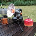 thumbnail image 4 of yeacher Chauffage à Gaz Portable Extérieur avec Direction Réglable, Poêle de Chauffage Compact pour Camping et Pêche Hivernale, Design en Acier Inoxydable Argenté et Gris Foncé, 4 of 6