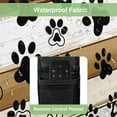 thumbnail image 4 of Outdoor TV Cover 36 to 39 Inches, Farmhouse Dog Paw Vintage Brown Wooden Board Waterproof and Weatherproof TV Cover with Remote Control Pocket, Flat Screen TV Cover Protector for Outside TV, 4 of 6