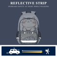 thumbnail image 5 of FORMRS Unisex School Backpack 17" Student Travel Bag with Laptop Compartment, Green Cute Cat, 5 of 7