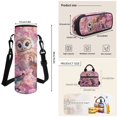 thumbnail image 7 of KUIFORTI Blossoms Owl Backpack and Lunch Box Set 4Pcs Fashion Girls School Bag with Pencil Pouch Water Bottle Sleeve for Teens Elementary Middle School Daily Use Back to School, 7 of 7