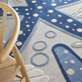 thumbnail image 6 of Nourison Aloha Indoor/Outdoor Coastal Tropical Blue/Grey 7'10" x 10'6" Area Rug, (8' x 11'), 6 of 9