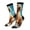 3 Black, variant on Cartoon Cloud Puppy Crew Socks for Men & Women, Breathable Casual Athletic Ankle Socks