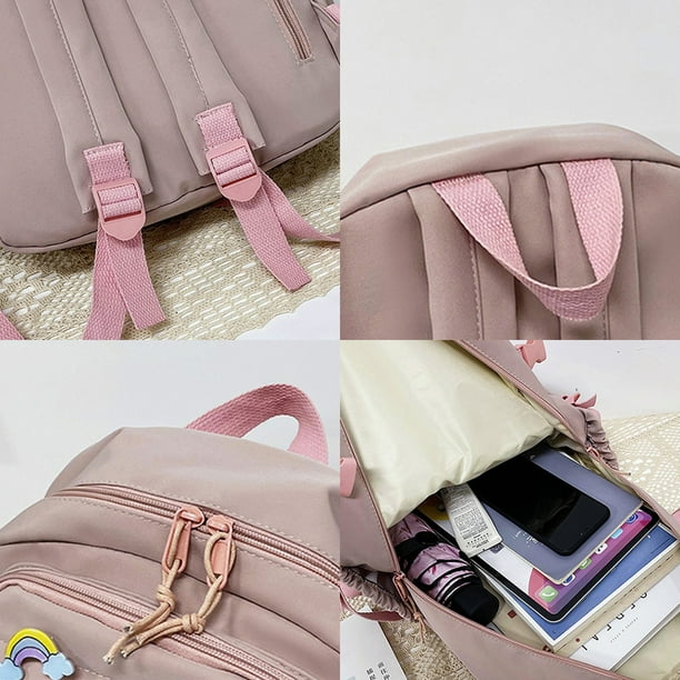 Youthink Kawaii Backpack Kawaii Backpack Large Capacity Cute Bear Accessories Backpack For School Multi Pocket Japanese School Bag For Teen Girls
