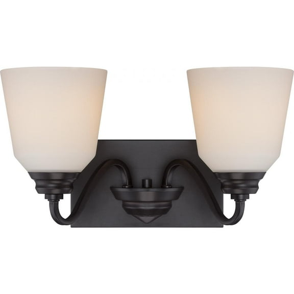Nuvo Lighting 62/377 Calvin 2 Light 15-3/4" Wide Led Bathroom Vanity Light - MultiColor