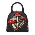 thumbnail image 1 of Easygdp Red Mushrooms Bolsa de Almuerzo Insulada Grande, Forro de Aluminio, Diseño Espacioso, a Prueba de Fugas, Ideal para Trabajo, Picnics, Viajes y Actividades al Aire Libre, 1 of 6