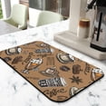 thumbnail image 5 of 2 Pack Coffee Maker Mat for Countertops, Dish Mat Drying Kitchen Mat Set 18 X 24+19.5x12Inch; Espresso Machine Mat Coffee Pot Mats for Kitchen Counter Ultra Absorbent and Non-Slip Coffee Pattern Pad, 5 of 5