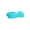 Blue, variant on Orange Orange Macaron Pet Double Bowl Plastic Food Water Feeder Dish Non Slip For Dog Cat Small Oval Design