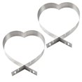 thumbnail image 3 of OUSITAID 2pcs Adjustable Cake Mold DIY Heart Shaped Cake Making Tool Practical Baking Supplies for Home Kitchen (6-12 Inch), 3 of 6