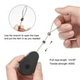 thumbnail image 4 of Uxcell Retractable Cable Lock,Remote Control Anti-Lost Rope 600g Black 2pack, 4 of 6