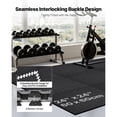thumbnail image 5 of KFFKFF Puzzle Exercise Mat, 12 PCS Fitness Mats, 24 x 24 x 0.56 in, Durable EVA Foam Tiles, Interlocking Soft Flooring, Protective Padding with Gray Dots for Home Gym or Office, 5 of 9