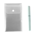 thumbnail image 2 of Langgg Stationery Storage PP Bag Cards Files Paper Pencil Eraser Storage Organizer Case Pouch, Transparent, Vertical Type, 2 of 7