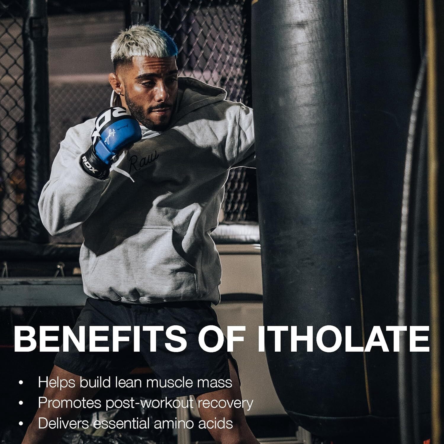 Raw Nutrition BUM Itholate Protein Powder, Growth & Recovery, Vanilla Oatmeal Cookie, 15 Servings