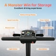 thumbnail image 5 of EAGLOG Light Weight 4 Wheels Mobility Scooter for Seniors, Electric Folding Wheelchair Device for Travel, 12.4 Miles Range, Black, 5 of 14