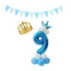 thumbnail image 5 of Columna de globos con números azules del 0 al 9 para decoración de fiestas 9, 5 of 8