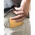 thumbnail image 5 of Wallet Steve Madden de piel extra capacitiva para hombre, color canela, 5 of 5