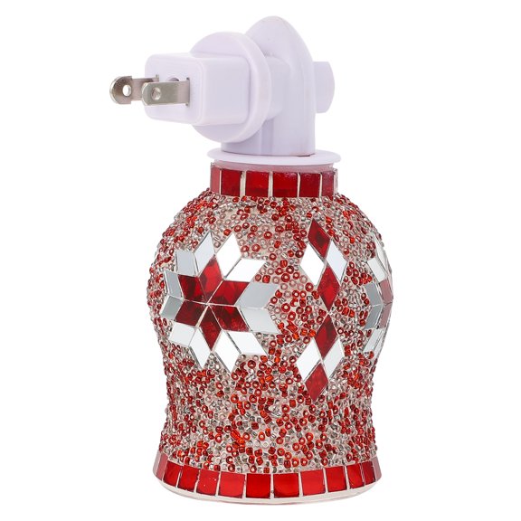 1 lámpara decorativa aromática para el hogar, luz nocturna con aceites esenciales (enchufe estadounidense)