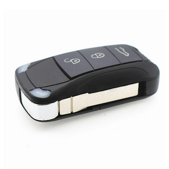 New Hot Suitable for Porsche folding key case Porsche car key remote control case Porsche Cayenne remote control key 3 keys