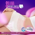 thumbnail image 4 of Solana Menstrual/Sanitary pants . 100% Cotton , 12 Hour Protection, 8pcs Overnight Absorbency - X Large, 4 of 6