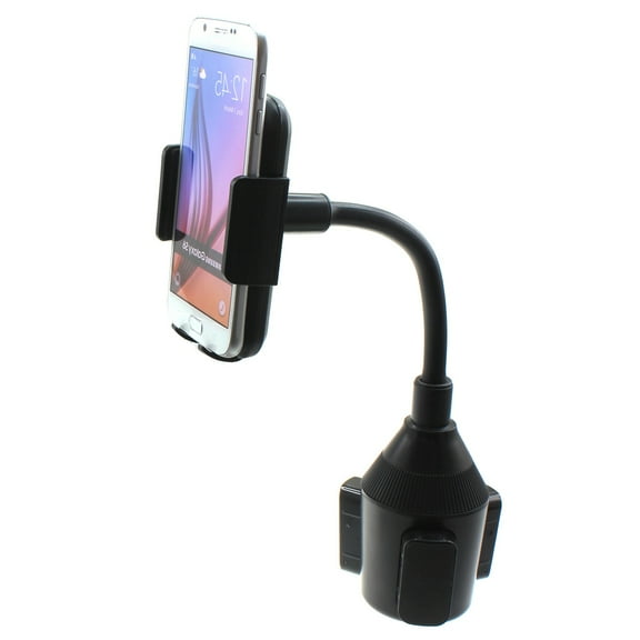 Cup Holder Car Mount for CAT S62 Phone - Rotating Cradle Dock Gooseneck Stand R4D