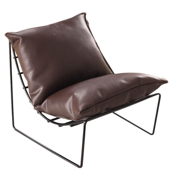 1/6 Scale Dollhouse Miniature Sofa Chairs Armchairs Metal Living Room Furniture
