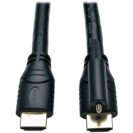 UPC: 0037332188533 | P569006LOCK High Speed HDMI Cable with Ethernet and Locking Connector Ultra HD 4K x 2K 24AWG (M/M) 6ft