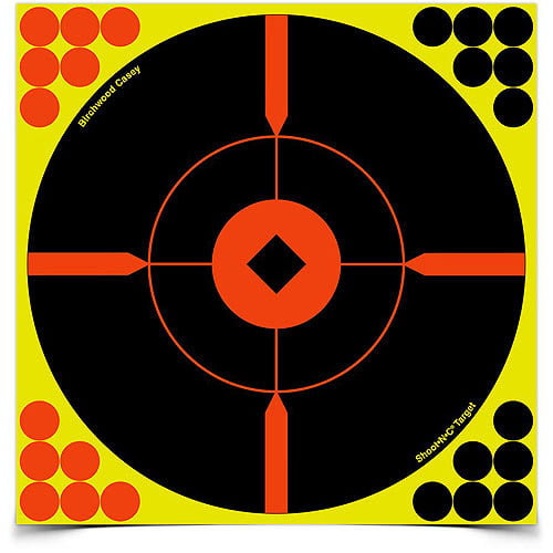 Birchwood Casey Shoot-N-C Crow 8" Self Adhesive Reactive Target 12 Pk 34787 