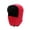 Red, variant on Men's and Women's Winter Hat with Face Cover, Thickened Ear Flap Cap for Cold Weather, Windproof Thermal Hat for Skiing, Snowboarding, Outdoor Activities and Hiking-Wine