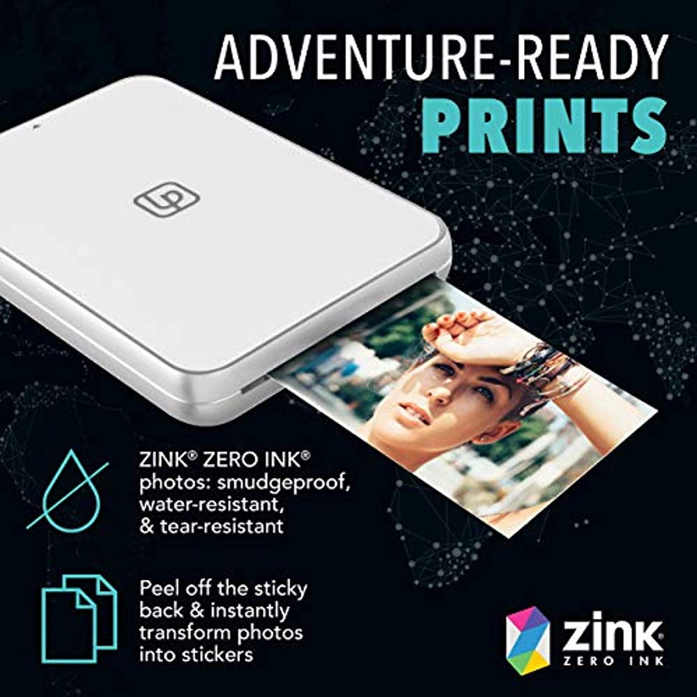 LifePrint Ultra Slim Printer - Printer - color - zink - 2 in x 3 in - Bluetooth - white LifePrint Ultra Slim Printer - Printer - color - zink - 2 in x 3 in - Bluetooth - white