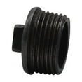 thumbnail image 5 of 5pcs 1/2" 3/4" Black Round End Caps Banded Malleable Cast Iron Pipe Fittings for Industrial Decoration Toilet Brackets / Holder, 5 of 5