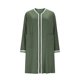 thumbnail image 3 of HongQid Women's Long Sleeve Zipper Nightshirt with Pockets Button Down Nightgown Sleepwear Pajama Dress, 3 of 5