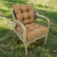 thumbnail image 5 of CJC Outdoor Chair Cushions Waterproof Tufted Wicker Chair Cushion for Patio Furniture Indoor Rocking Chair Pad, Light Brown, 5 of 13