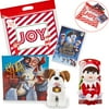 The Elf on the Shelf Saint Bernard Christmas Set, with Elf Pets Saint Bernard Tradition, Santa's St. Bernard Save Christmas DVD Movie, and Girl Elf Plush with Exclusive Joy Travel Bag