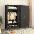 thumbnail image 4 of ERO Armoire et Garde-Robe en Acier de 70,9 Po avec Tringle et Tablettes Ajustables, 4 of 6