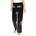 thumbnail image 2 of Lsque The Binding of Isaac Print Women's Pajama Pants, Lounge Pant - Comfortable Home Wear,Elastic Waistband, Stylish Design-Medium, 2 of 9