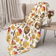 thumbnail image 3 of Sikiie Bees And Honey Cozy Flannel Fleece Throw Blanket: Lightweight & Thick for All Seasons - Perfect for Women, Men, & Kids"60"x50", 3 of 6