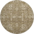 thumbnail image 2 of Addison Rugs Mayfield Washable Transitional Panel Brown Round Rug, 8' x 8', 2 of 5