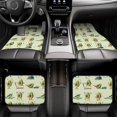 thumbnail image 7 of Zufioo Avocado for Exercise Print Car Floor Mats Four-piece Set, Car Interior Accessories - Corrosion-resistant, Non-Slip, Suitable for Cars, Trucks, Vans, 7 of 7