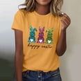 thumbnail image 2 of Camiseta de Cuello Redondo de Impresión de Pascua de Moda de Primavera Y Verano para el Uso Diario, 2 of 5