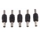 thumbnail image 2 of 5 Pedazos Del Varón De 5.5mmx2.1mm Al Conector Del De La Corriente Continua Del Enchufe Masculino De 5.5mmx2.1mm Baoblaze Adaptador de corriente DC, 2 of 8