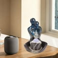 thumbnail image 3 of GUOOL LED Backflow Incense Burner Couple Statue Aroma Ornament for Yoga Desk Table, 3 of 9